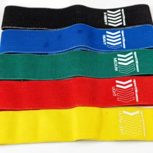 Set de 5 bandas elásticas de tela SportFitness