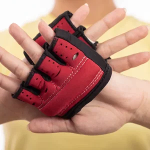 Guantes de cuero con protección de nudillos en gel UFC