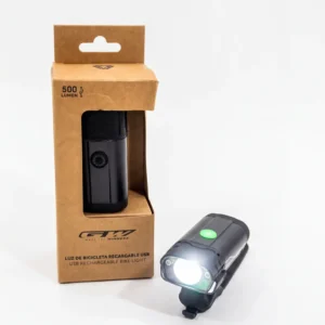 Luz de bicicleta recargable USB de 500 lúmenes GW